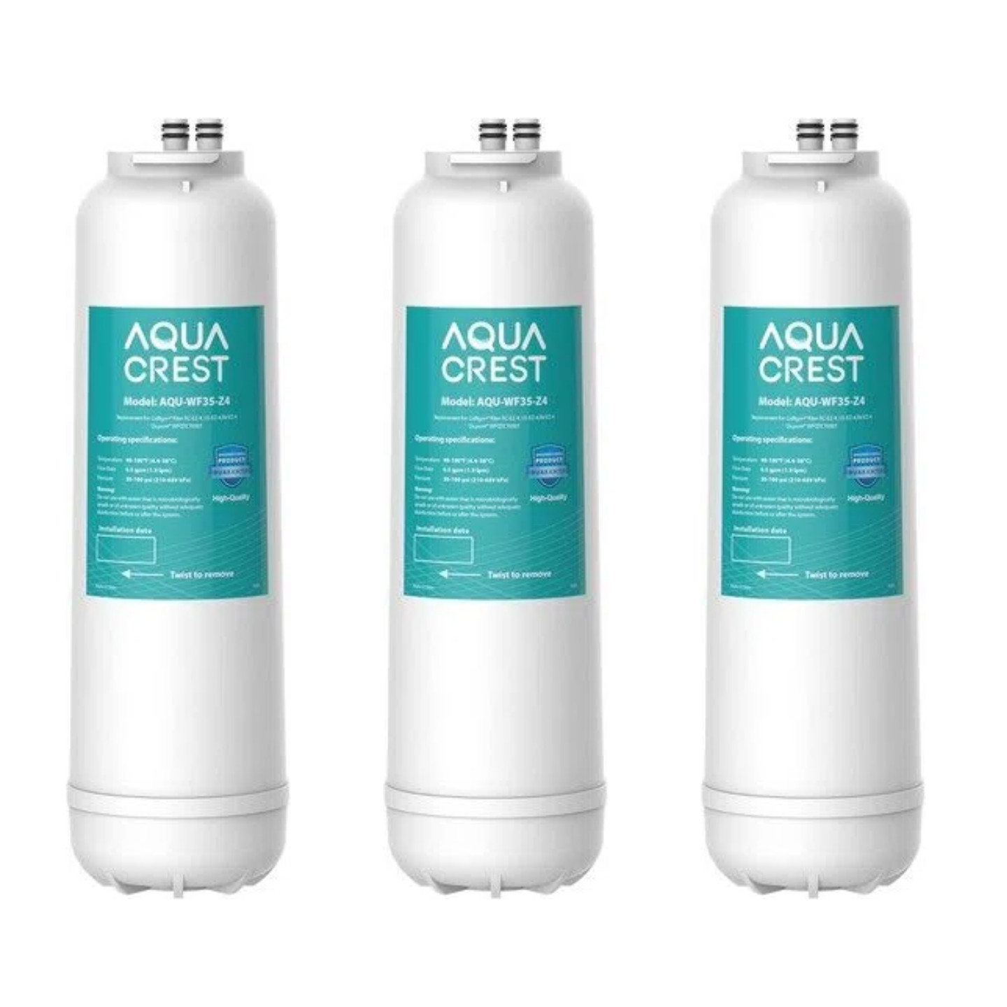 AQUA CREST Water Filter Replacement for Culligan® RC-EZ-4, DuPont® WFQTC30001(3) gallery