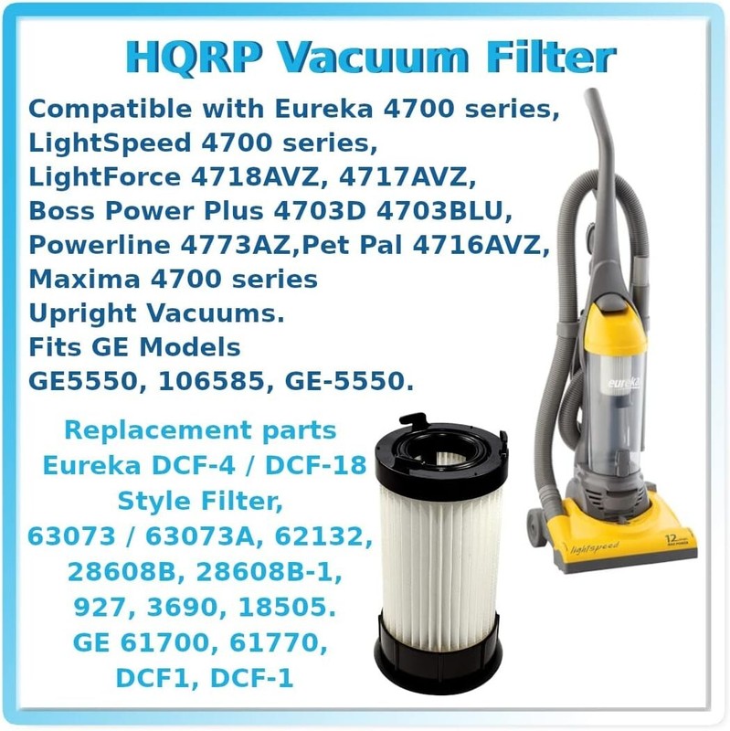 2x FIlter for Eureka LightForce 300 - 4718AVZ , LightSpeed 100 - 4709AZ 4700D gallery