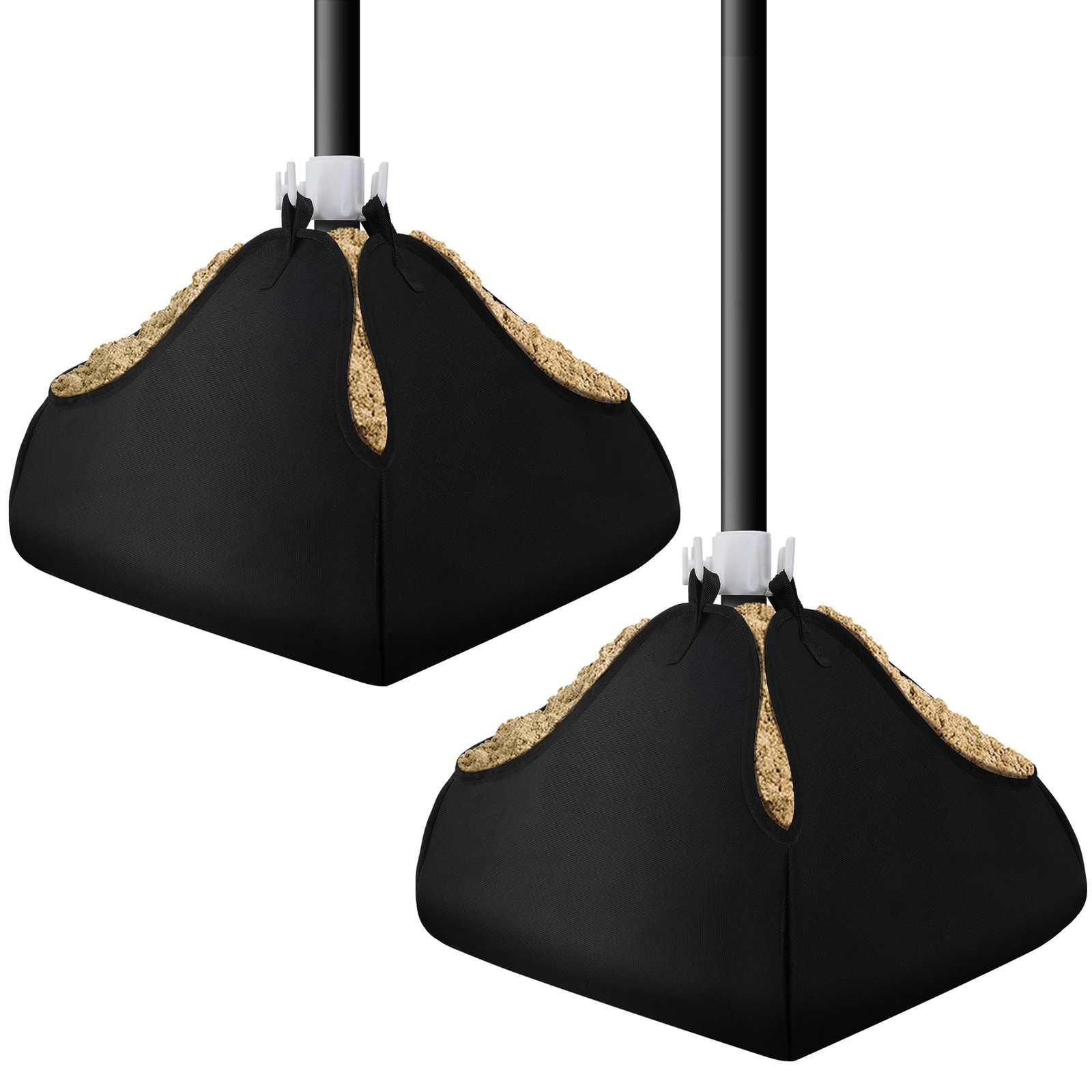 2 Sets Beach Umbrella Base Weight- 600D Oxford Cloth Sun Umbrella Fillable We... gallery