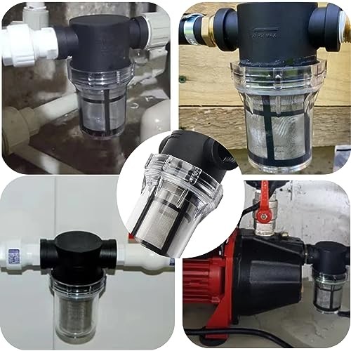 Inline Strainer with 100 Mesh Stainless Steel Filter Screen, 1/2" Female NPT gallery