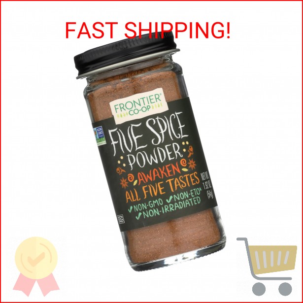 Frontier Co-op Five Spice Powder, 1.92 oz - Seasoning Mix of Cinnamon, Fennel Se gallery