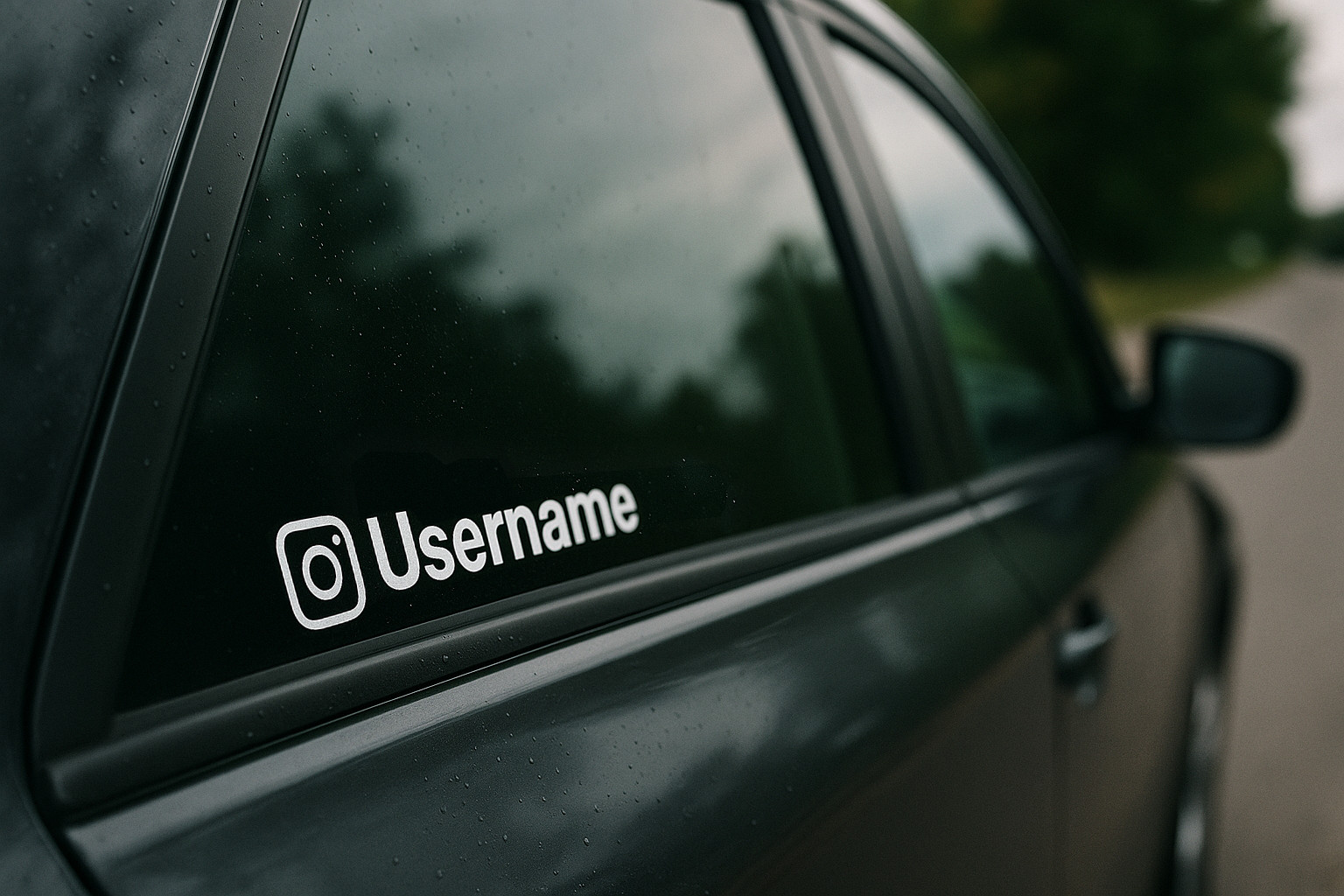 Custom Social Media Handle Decal Sticker – Personalized @Username Tag - 870-3 gallery