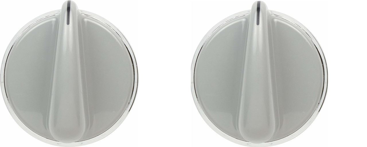 Knob And Clip ( 2 Pieces ) Compatible with GE Dryer WH01X10462 gallery