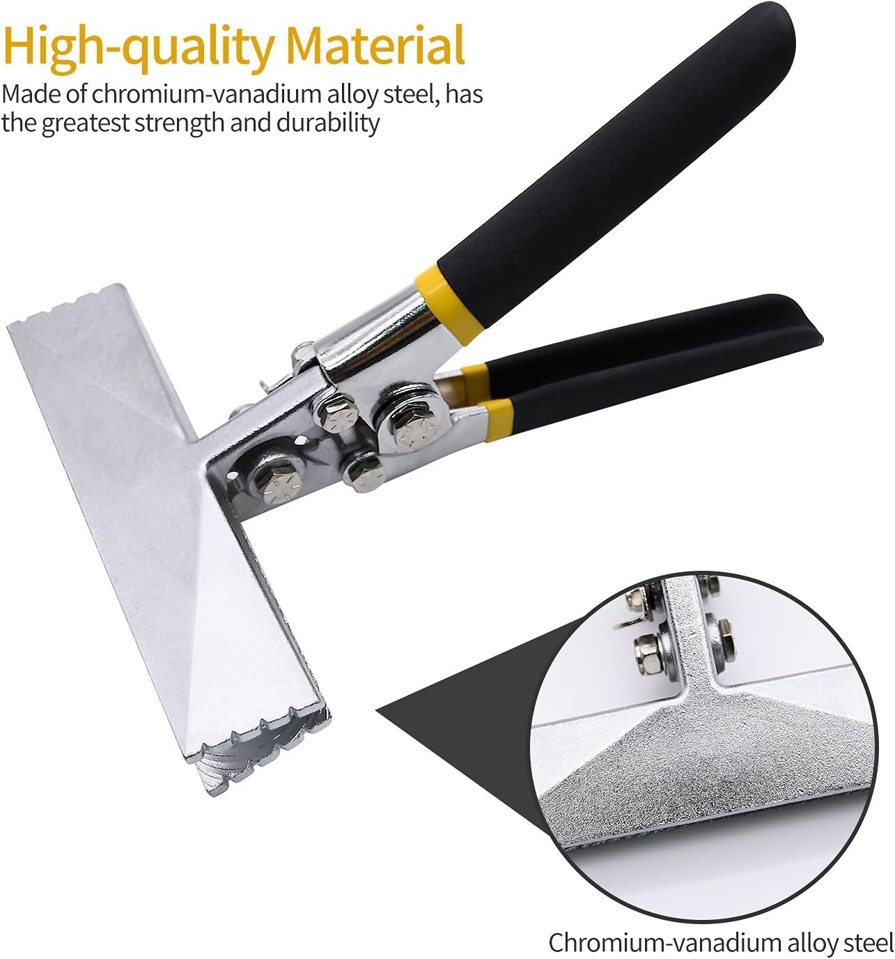 Professional Hand Seamer Tool 6 Inch Straight Jaw Sheet Metal Bender for Forming gallery