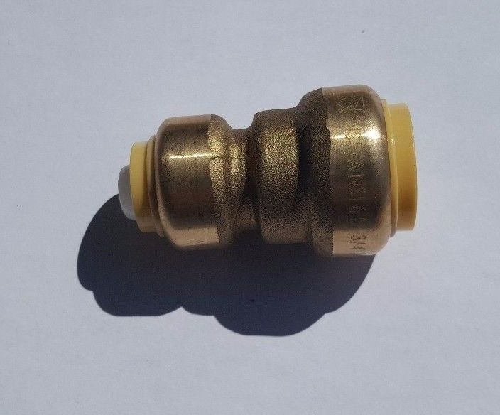 25 PIECES 3/4" X 1/2" PUSH FIT REDUCER COUPLING NEW! LEAD FREE gallery