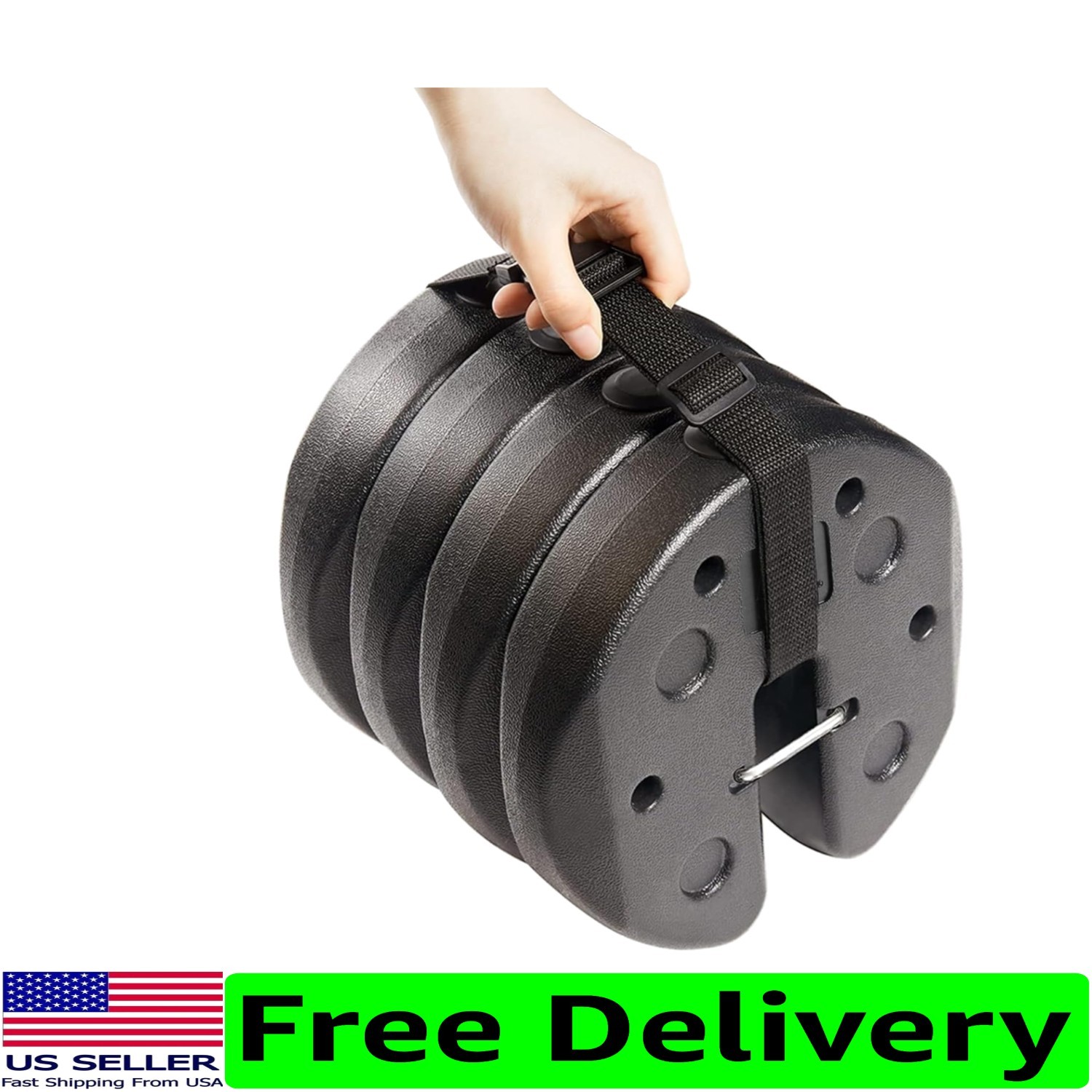 Eco-Friendly 27LB Canopy Weights with Lock - Perfect for Outdoor Events gallery