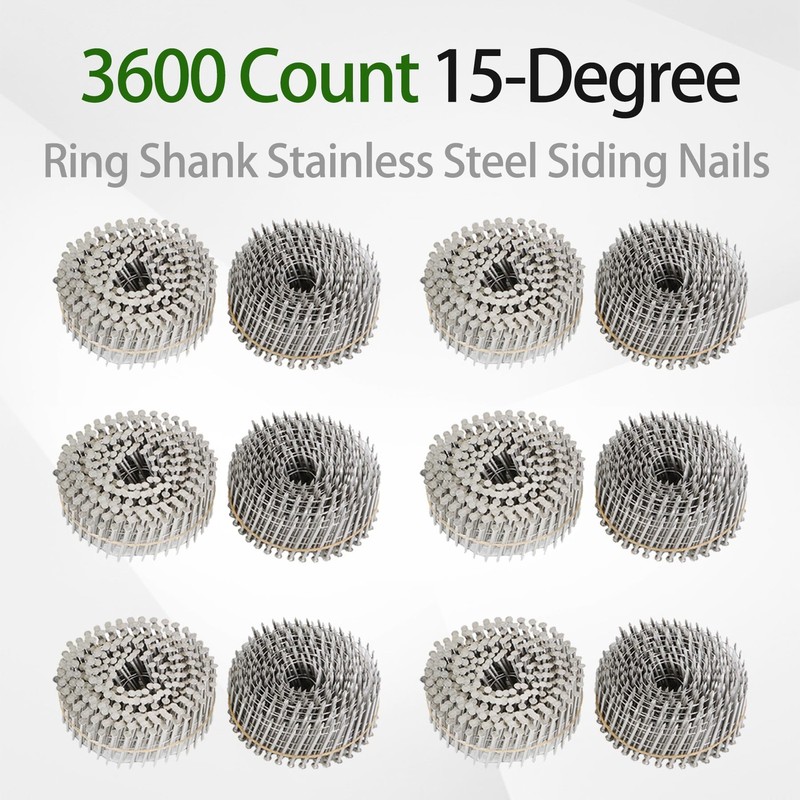 marddpair 3600 Count 13/4Inch x .090Inch 15Degree Ring Shank Stainless Steel ... gallery