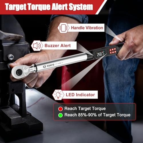 1/2-Inch Digital Torque Wrench, 12.5–250.8 1/2-inch 12.5-250.8 Ft-lb/17-340 Nm gallery