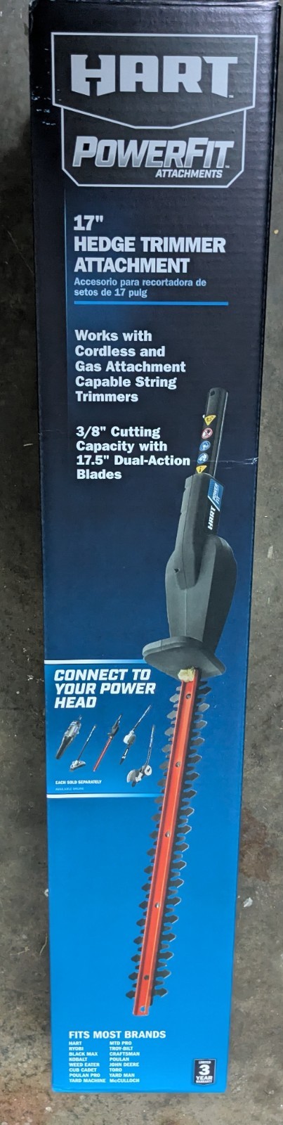 HART PowerFit Hedge Attachment (for Attachment Capable Trimmer) Brand New gallery