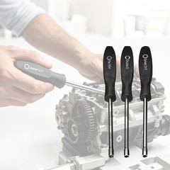 3Pcs Screwdriver Adjustment Tool Double D Pac Man 21T For 2-Cycle Small Engine