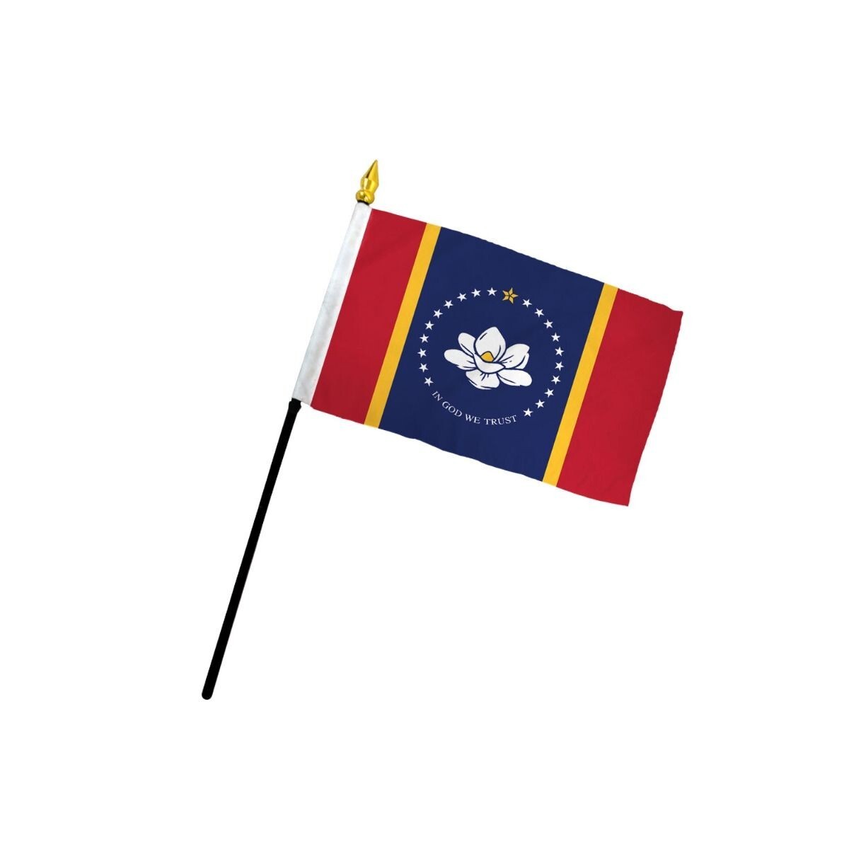 Mississippi State 4x6in Stick Flags - Perfect for Outdoor Decor & Parades gallery