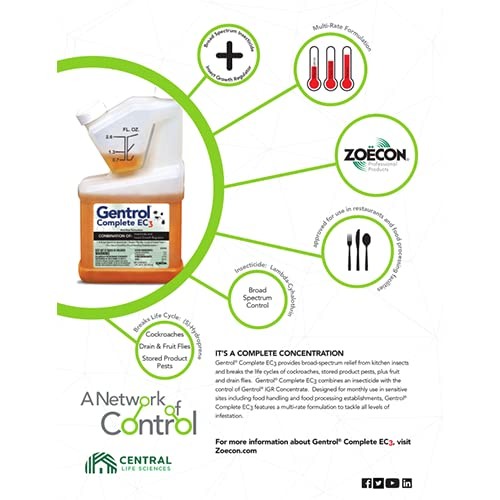 ZOECON Gentrol Complete EC3 Insecticide & Growth Regulator, Kills Kitchen Bugs gallery