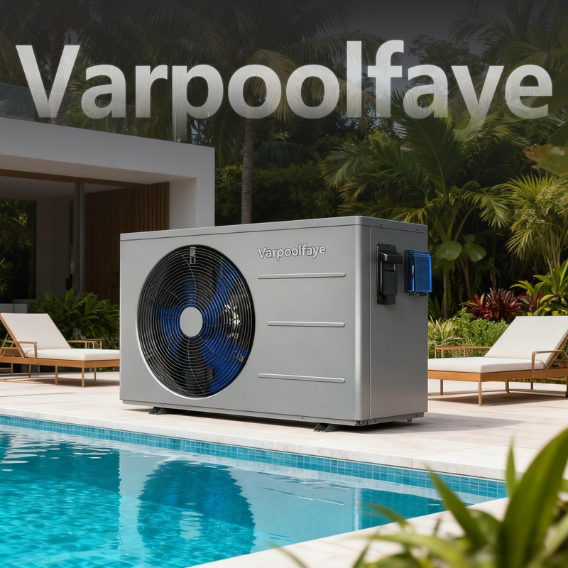 Varpoolfaye Above Ground Pool Heat Pump for Inground Swim Pool Heater 30000BTU gallery