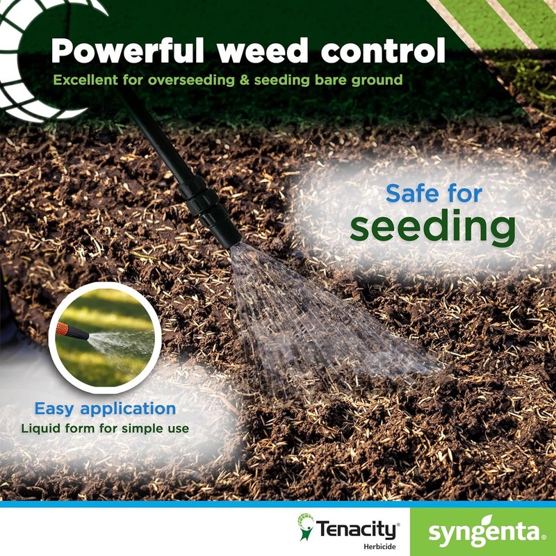 Tenacity Herbicide, 8 oz. Bottle, Covers 1 Acre, Syngenta Selective Herbicide gallery