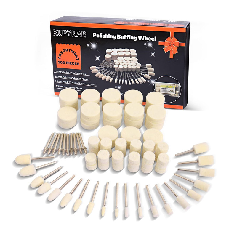 100PCS Polishing Buffing Wheel for Dremel Polishing Kit, Polishing Wheel for Dr gallery