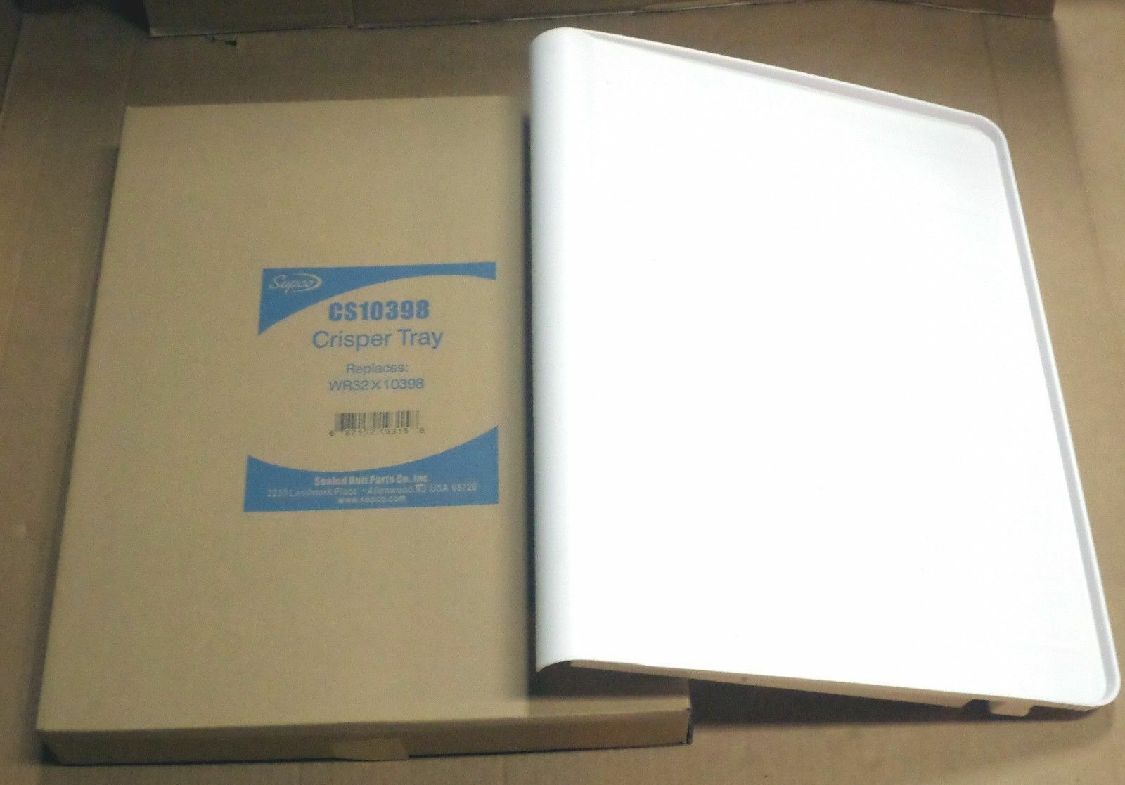 CS10398 for WR32X10398 GE Hotpoint Refrigerator Vegetable Drawer Crisper Cover gallery