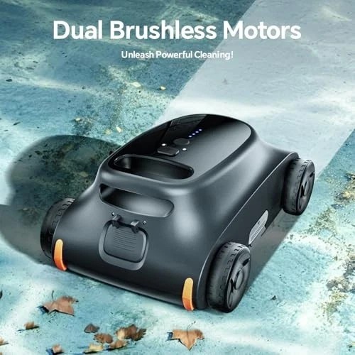 Seauto Cordless Robotic Pool Cleaner 180min Runtime Brushless Motors US STOCK gallery