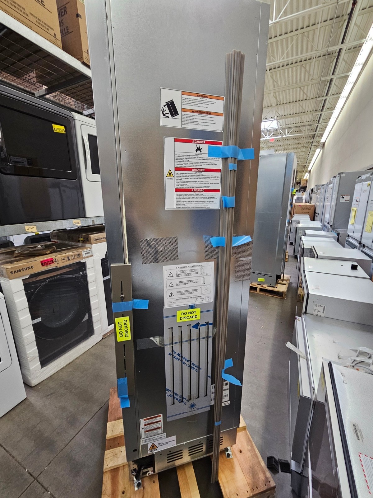 Blue Star BIFP24R0 24" Panel Ready Right Hand Hinge Column Freezer NOB #160516 gallery