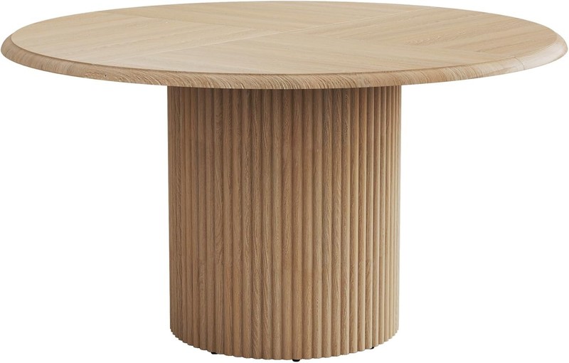 47'' Round Dining Table Farmhouse Circle Kitchen Table with Base for Dining Room gallery