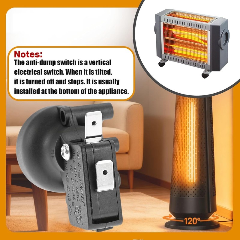 Universal 16A Anti-dump Switch Device Patio Outdoor Heater Accessory Anti Tilt gallery