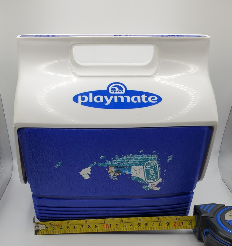 Igloo Playmate Blue Mini Cooler 6 Cans Hard Sided gallery