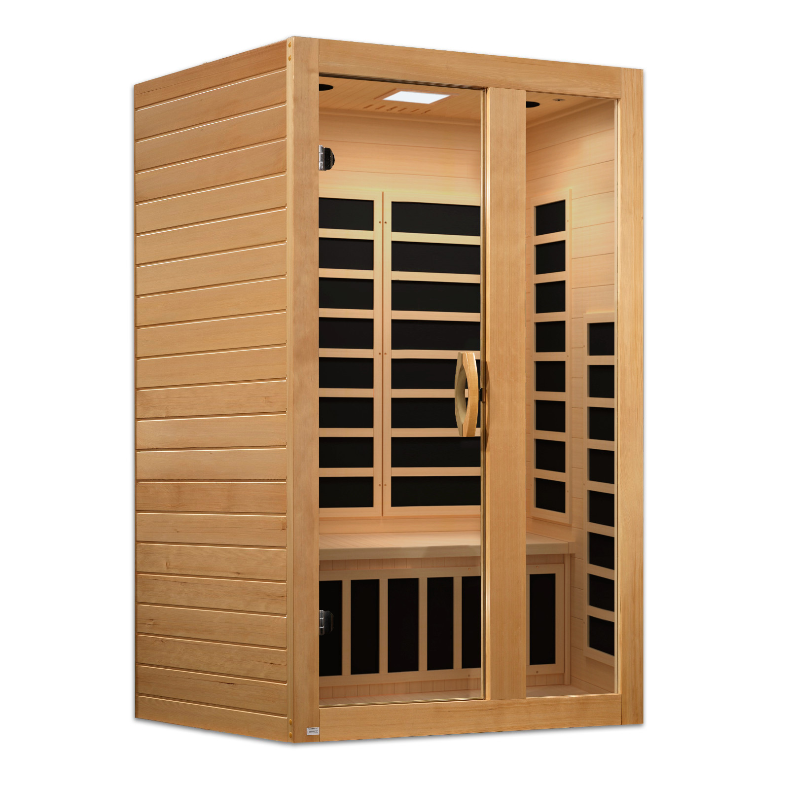Dynamic "Serena" 2 Person Low EMF FAR IR Sauna (DYN-6229-01) gallery