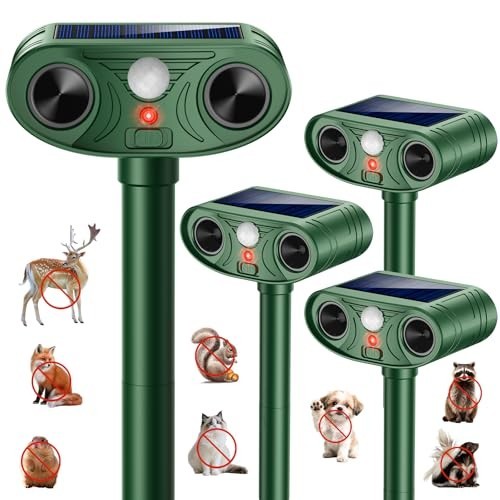 Ultrasonic Solar Animal Repellent - Motion Sensor Deer, Squirrel, Cat, Dog Deter gallery