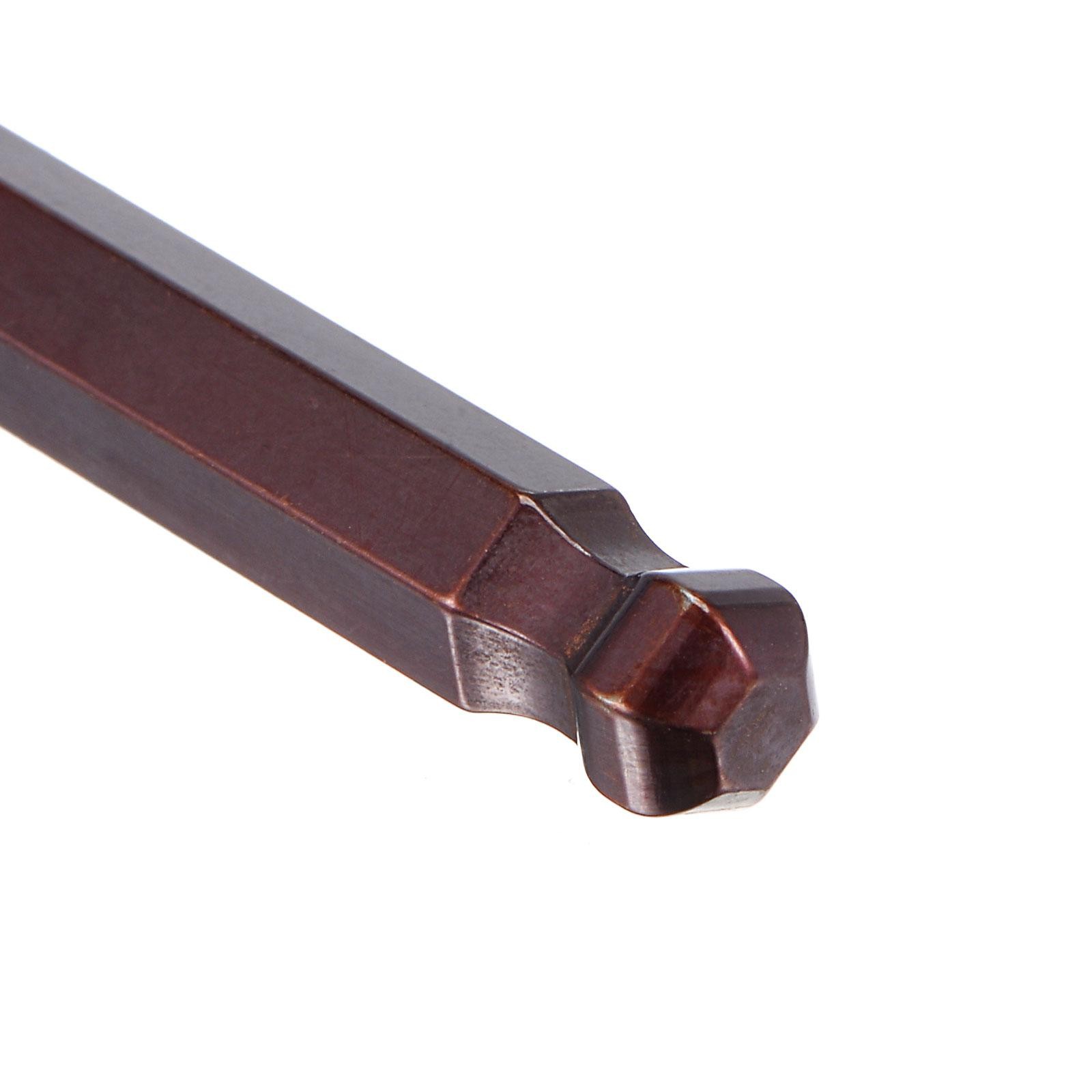 6mm Ball End Hex Key Wrench L Shaped Extra Long Arm S2 Steel Repairing Tool gallery