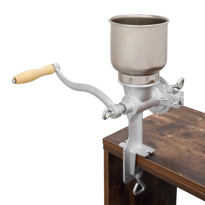 Manual Corn Grinder Flour Maker Wheat Grain Nut Nut Mill Crank Labor-saving Cast gallery
