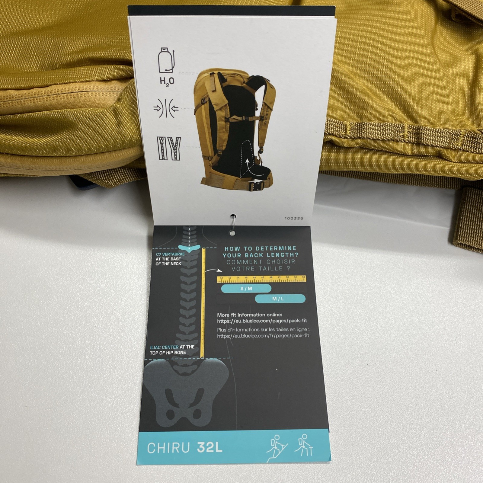Blue Ice Chiru 32L Pack - Bronze Mist Small/Medium 5
