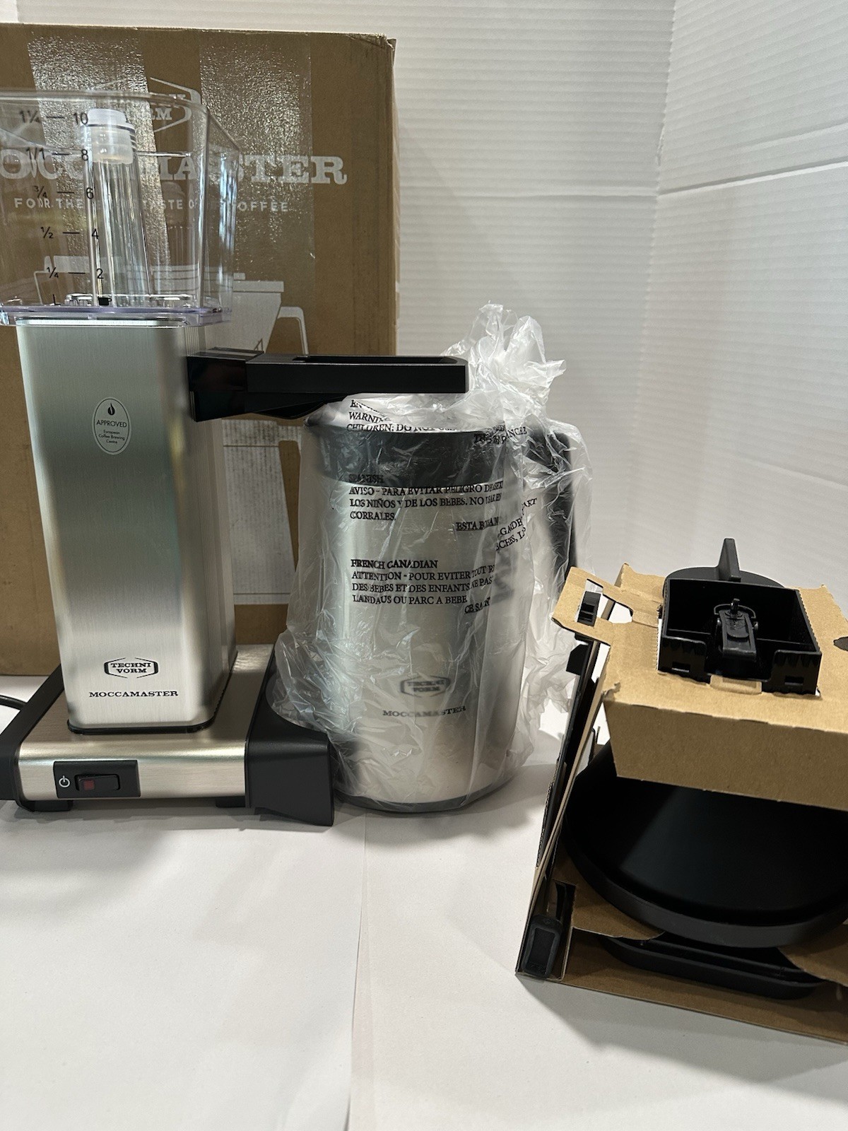 Moccamaster KBGT Select Brushed Silver 10-Cup Coffee Maker 79316 imperfect gallery
