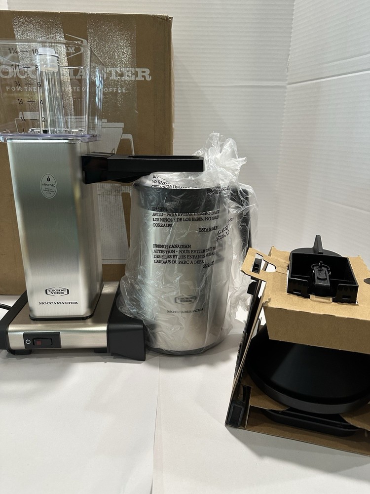 Moccamaster KBGT Select Brushed Silver 10-Cup Coffee Maker 79316 imperfect