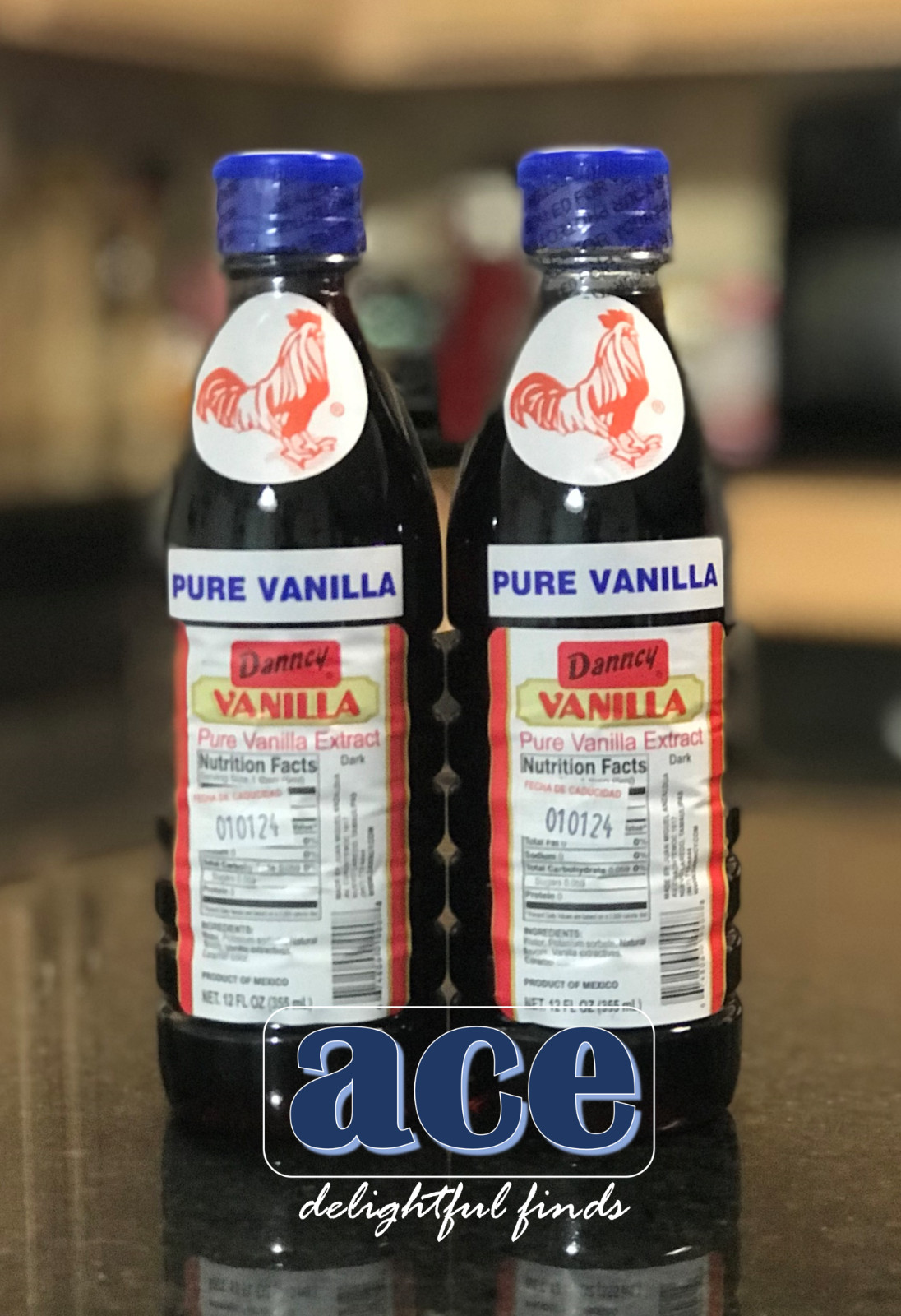 Two (2) Danncy Pure Mexican Vanilla Extract - Dark Color (12 oz each) gallery