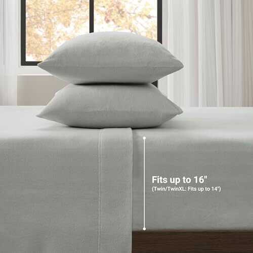True North by Sleep Philosophy Micro Fleece Bed Sheet Assorted Sizes , Colors gallery