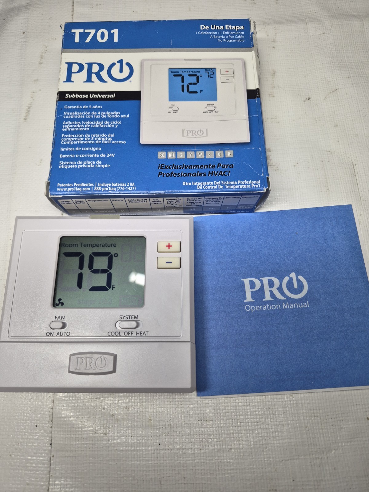 Pro1 T701 Low Voltage Non-Programmable Thermostat gallery