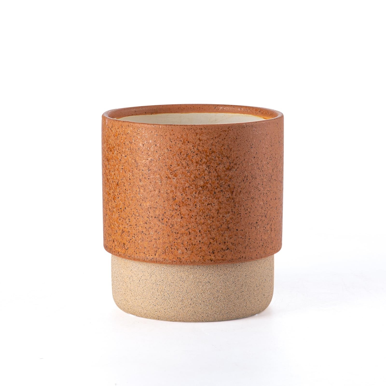 Chubacoo Self Watering Plant Pot 6 Inch Ceramic Planter Drainage Hole Water gallery
