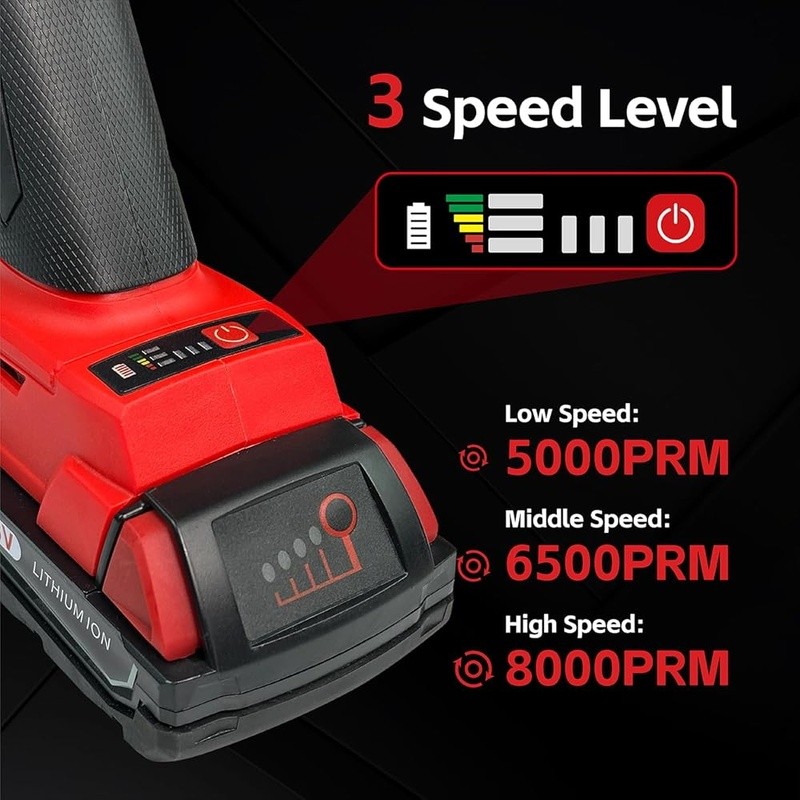 Cordless Angle Grinder 8000RPM Brushless Motor M18 Battery Compatible Safety New gallery