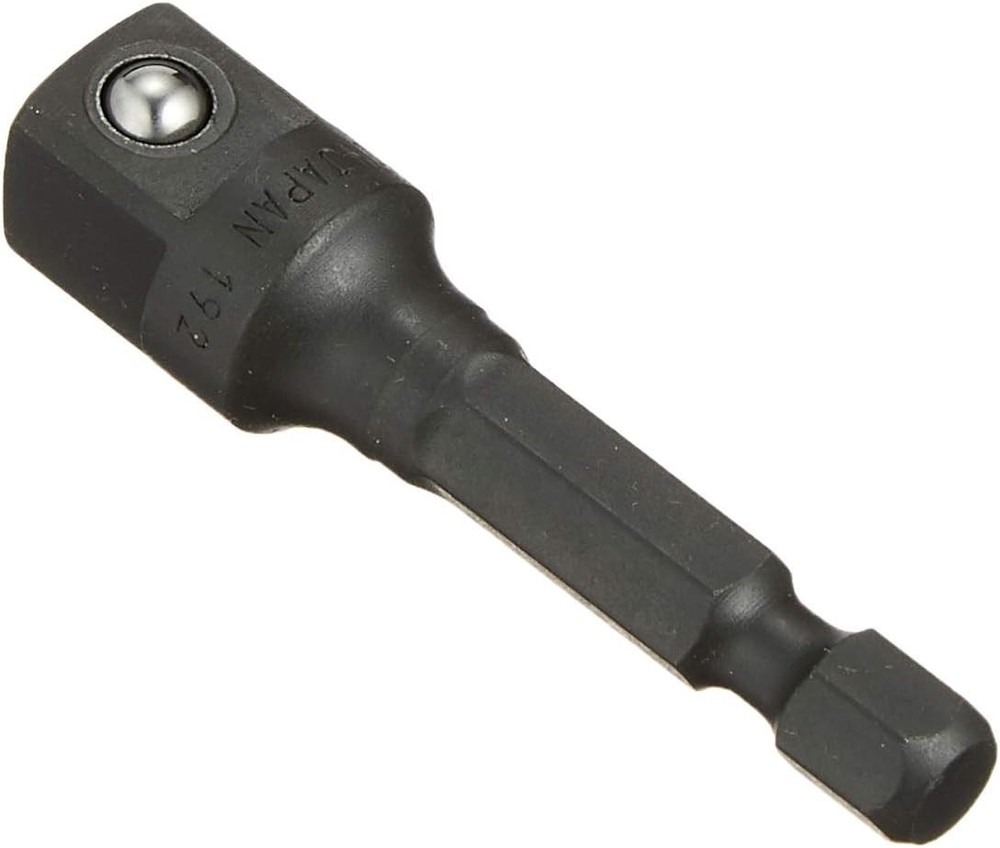 KOKEN 1/4" SHANK - 3/8" DRIVE SOCKET ADAPTER (L50mm) 112-50B MADE IN JAPAN