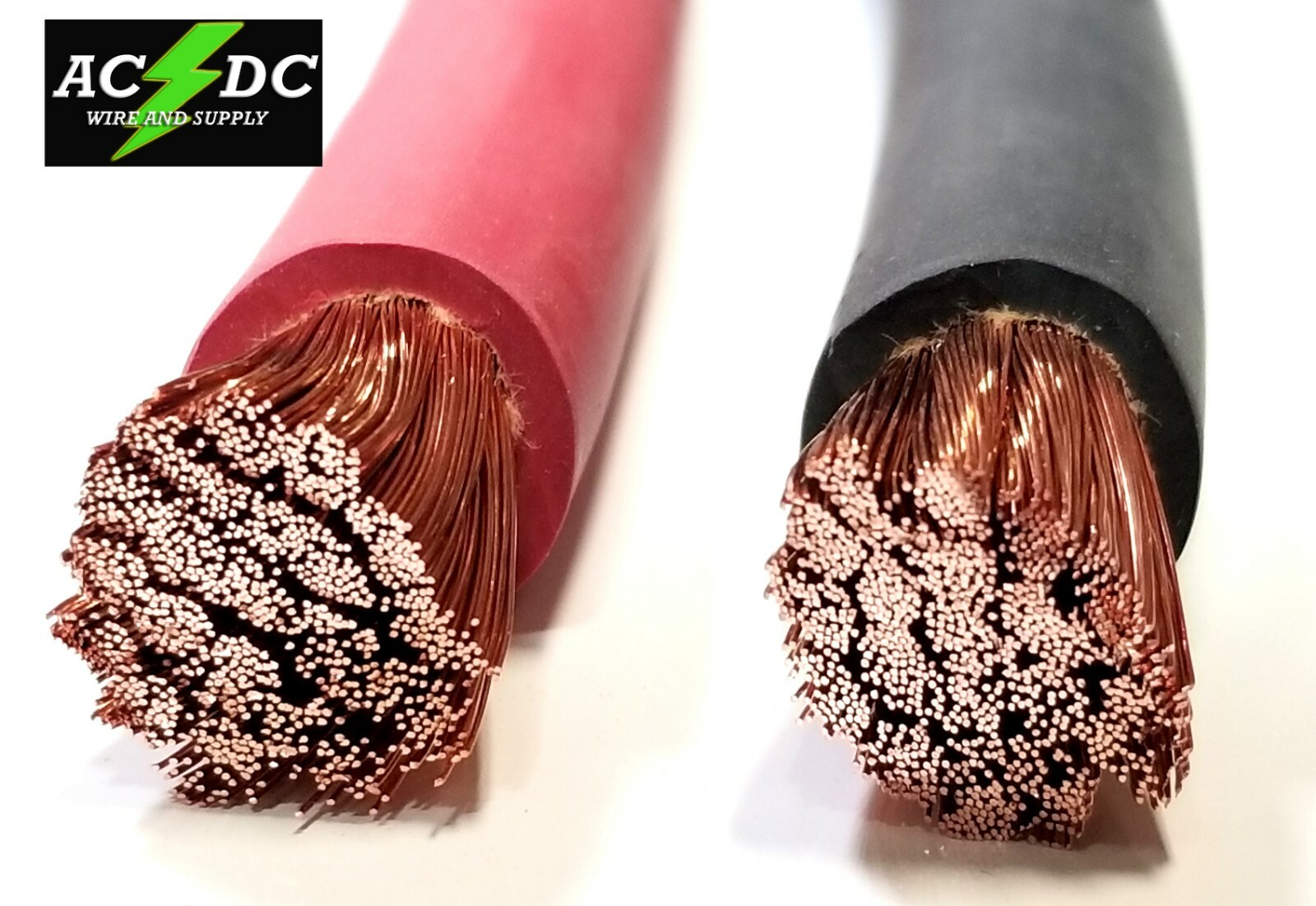 Welding Cable Red Black 2/0 GAUGE COPPER WIRE SAE J1127 CAR BATTERY SOLAR gallery