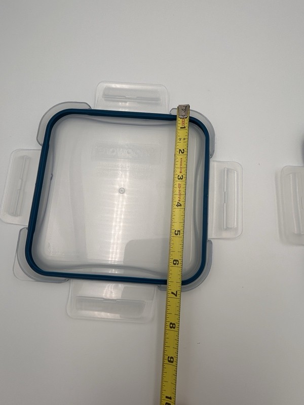 2 Snapware Pyrex Replacement Lids 6.5” Square Airtight Food Storage Covers gallery