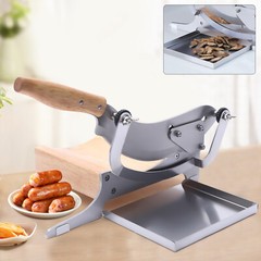 Biltong Cutter Beef Jerky Slicer Herb Ginseng Slicer Solid Rubber Wood Handle