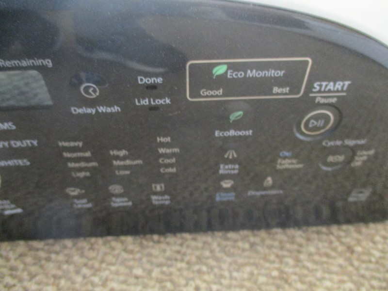 Whirlpool Cabrio Washer Console Touch Screen/Push Button Panel WPW10521079 gallery