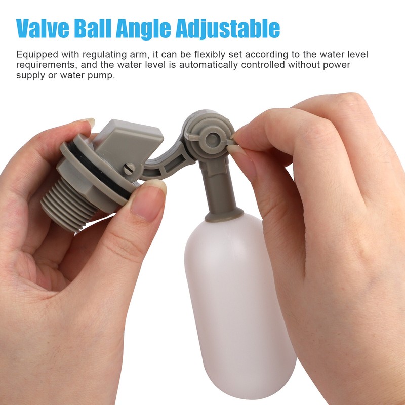 4Pcs Water Float 1/2" Automatic Shut Off Valve Quick Connctor Tank Overfill Stop gallery