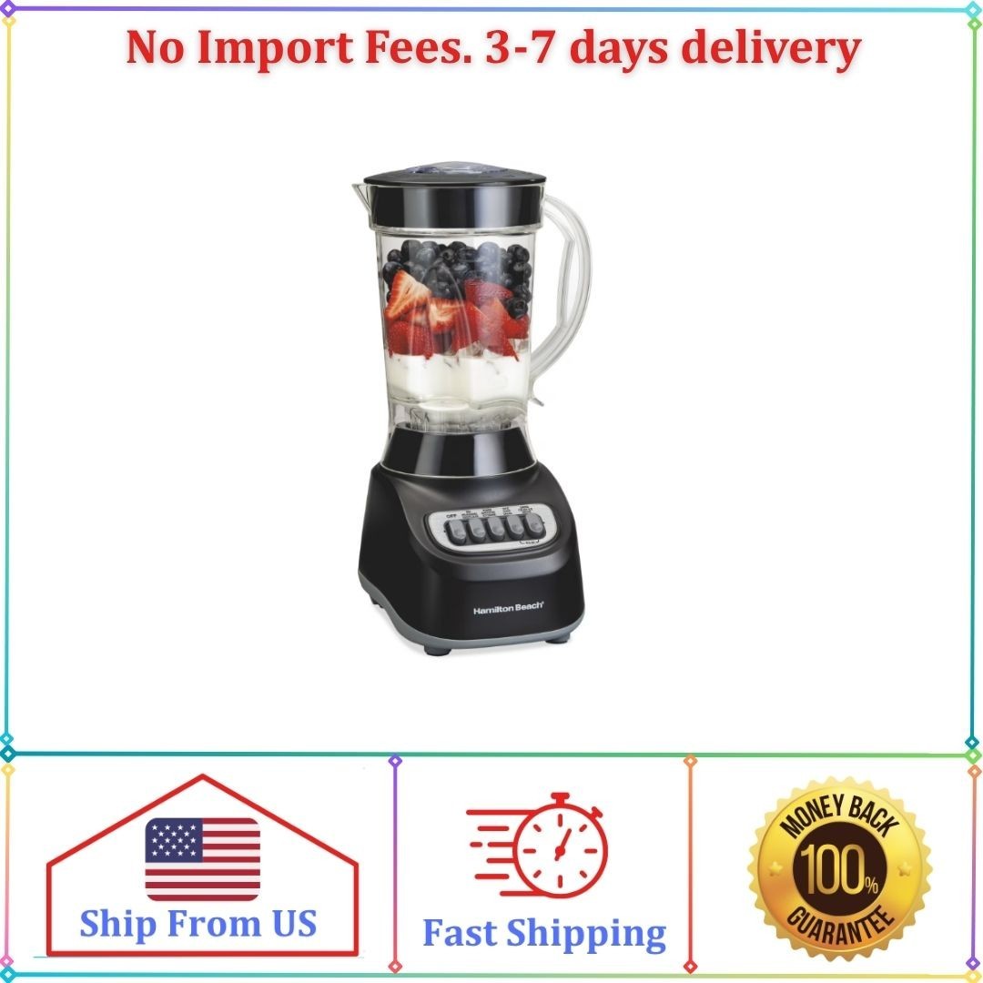 Hamilton Beach Smoothie Blender for Kitchen, 48 oz Jar for Smoothies and Shakes, gallery