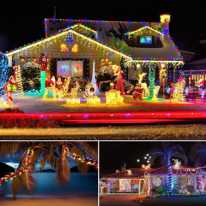LED Rope Lights Battery Operated String Lights-40Ft 120 Leds 8 Modes Outdoor Wat gallery