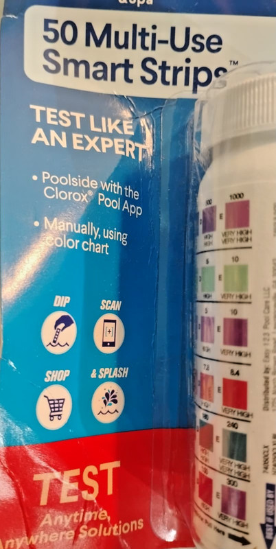 Clorox Pool&Spa My Pool Care Assistant 74050CLX 6-Way Multi-Use 50 Test Strips gallery