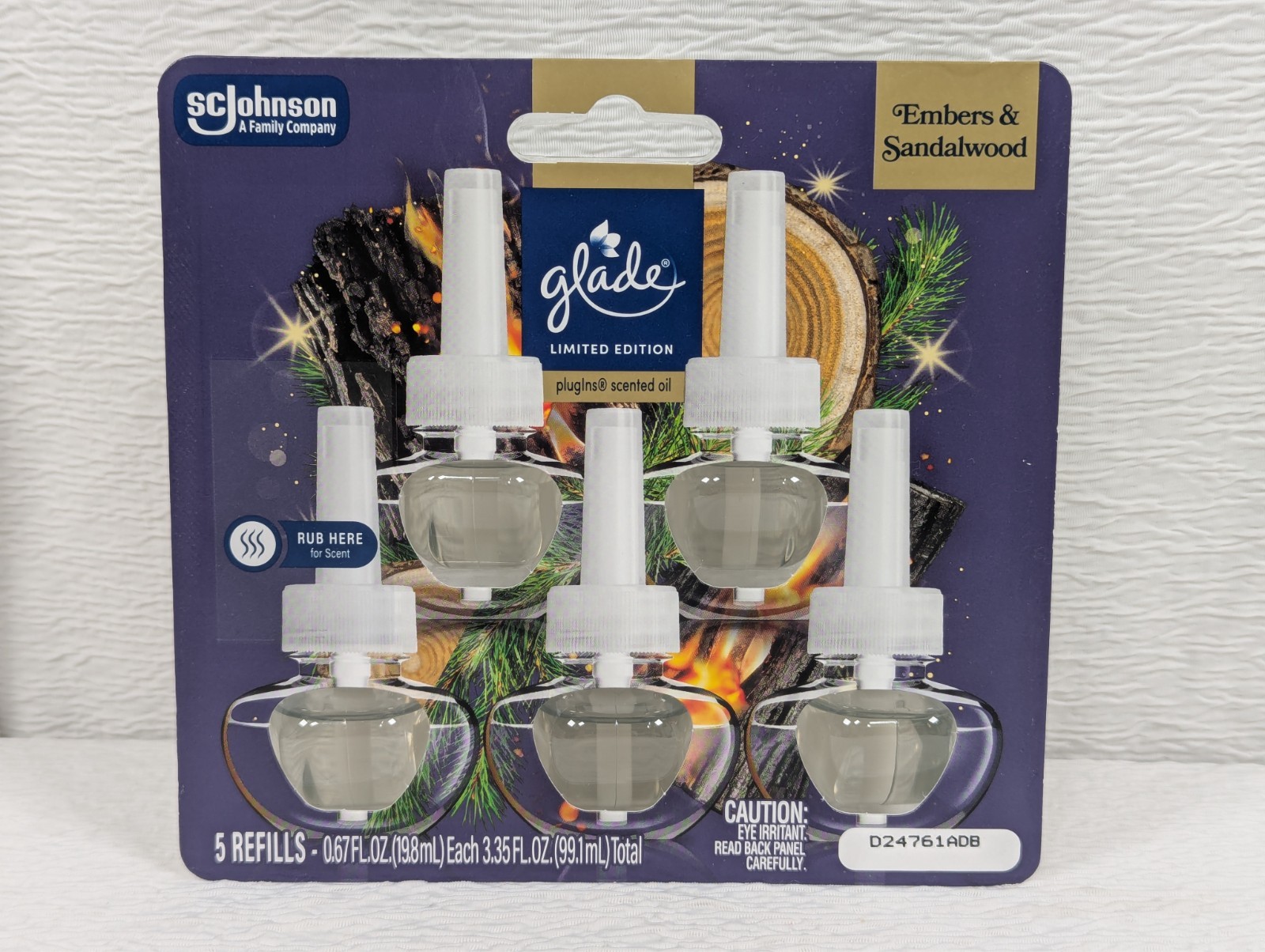 Glade - PlugIns - Air Freshener - Embers & Sandalwood - 5 Refills gallery