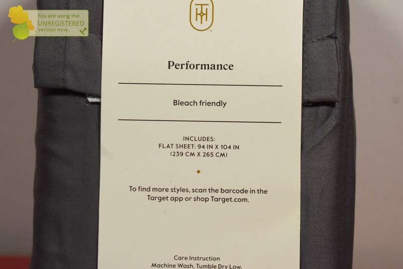 Threshold 400 Thread Count Performance Flat Sheet Dark Gray Queen* gallery