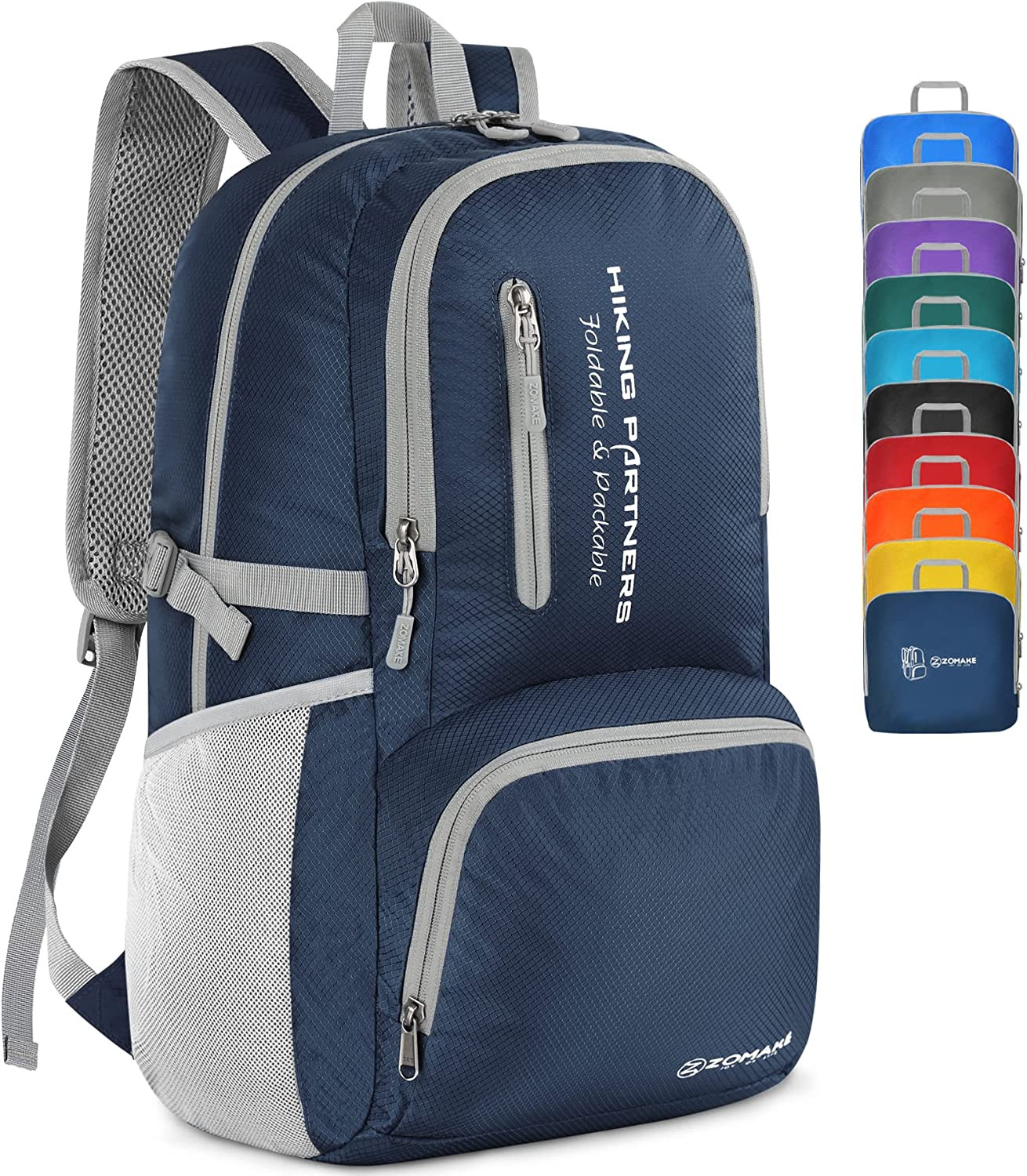 Lightweight Packable Backpack, 35L Light Foldable Hiking Backpacks Water Resista