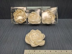 4 x Flower Diffuser Cotton Wick for Home Fragrance Aroma Oil 4″ Wide